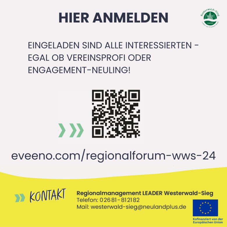 Programm Anmeldung Regionalforum III - 1