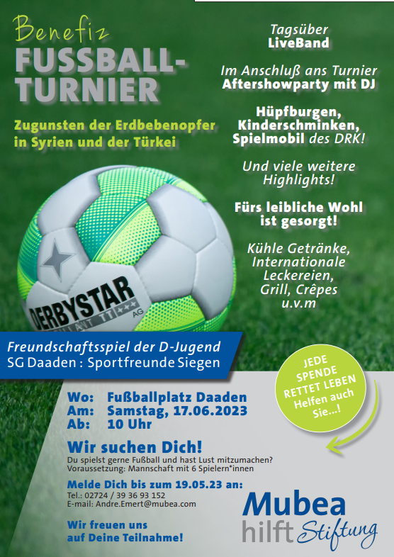 Benefiz-Fußballturnier | VG Daaden-Herdorf